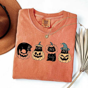 Cute Halloween Black Cats T-Shirt