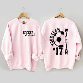 Personalized Soccer Mom Season Sweatshirt