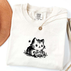 Gamer Cat Funny Gamer T-Shirt