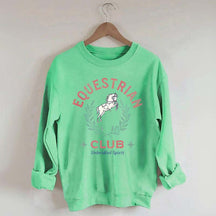 Equestrian Club Retro Sweatshirt