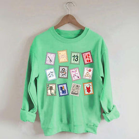 Music Stamps Sweatshirt