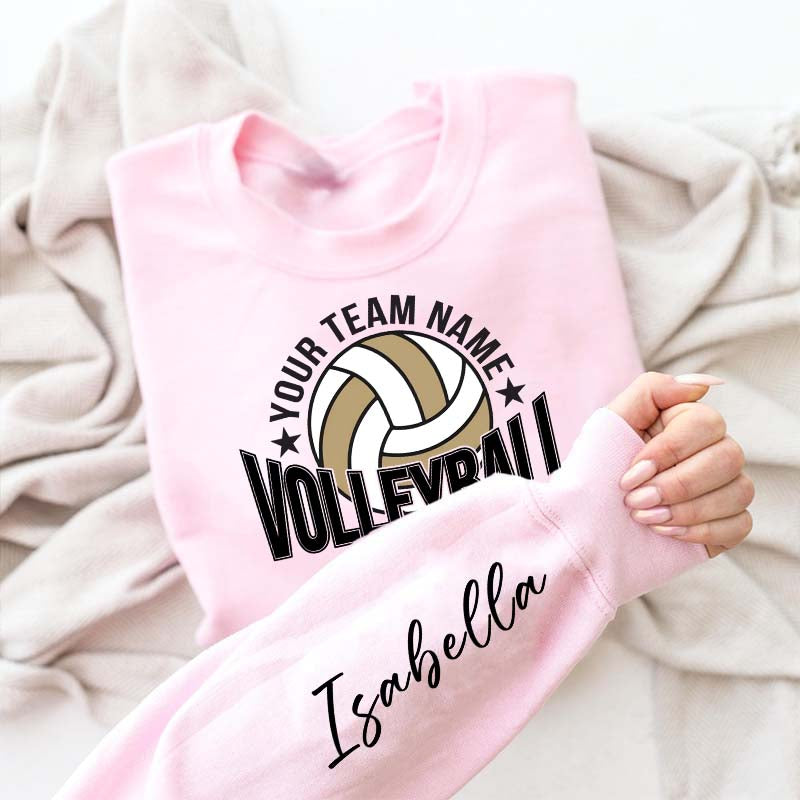 Custom Your Team Name Volleyball Sweatshirt