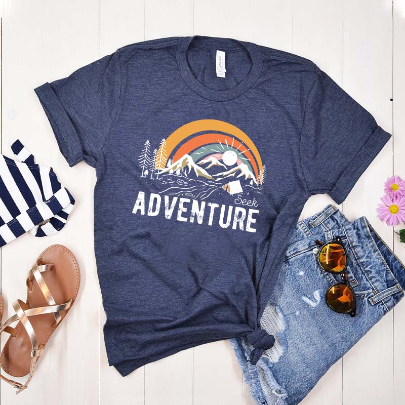 Hiking Camping Mountain Adventure T-Shirt
