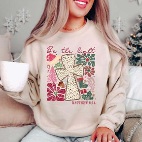 Be The Light Matthew Christmas Sweatshirt