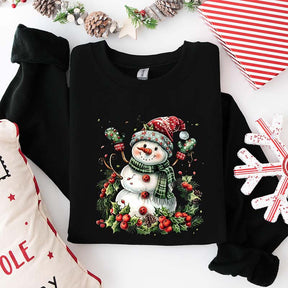 Cute Christmas Snowman Sweatshirt