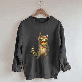 Raccoon Pride LGBT Sweatshirt