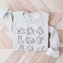 Cat Yoga Sweatshirt