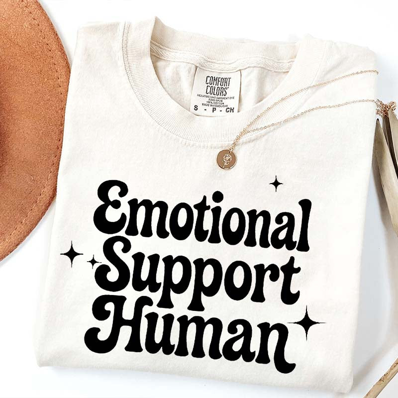Emotional Support Human Minimalist T-Shirt