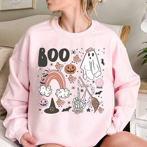 Vintage Halloween Boo Sweatshirt