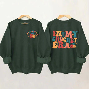 In My Crochet Era Knitting Lover Sweatshirt