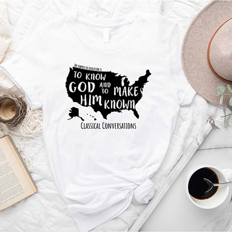 Classical Conversations To Know God and Make Him Known USA T-Shirt