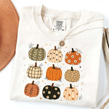 Boho Pumpkin Harvest Season Halloween T-Shirt