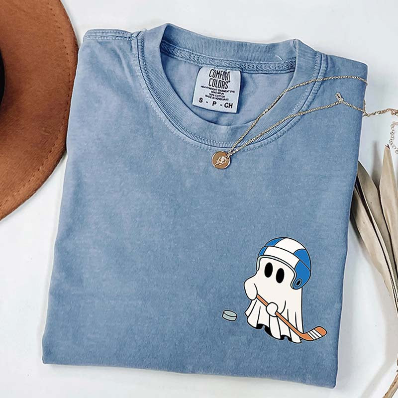 Halloween Hockey Comfort Colors T-Shirt