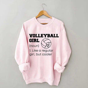 Volleyball Girl Explanation Sweatshirt