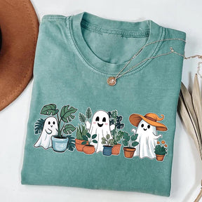 Plant Ghost Halloween Spooky Gardener T-Shirt