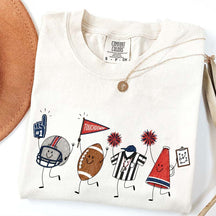 Team Matching Football Doodle T-Shirt