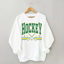 Retro Varsity Hockey Sweatshirt