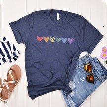Rainbow Hearts Pride T-Shirt