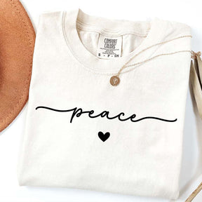 Positivity Peace Heart T-Shirt