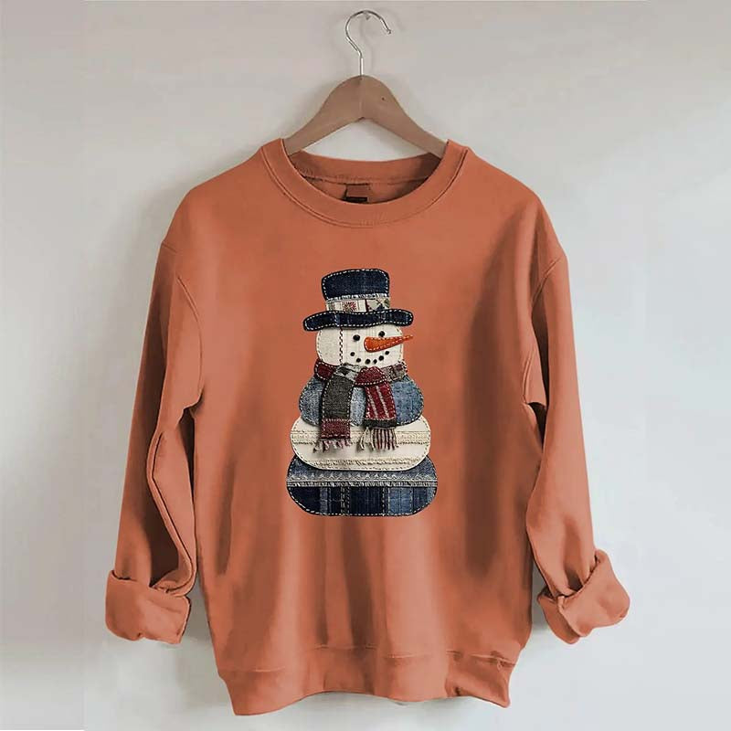 Patchwork Christmas Sweatshirt
