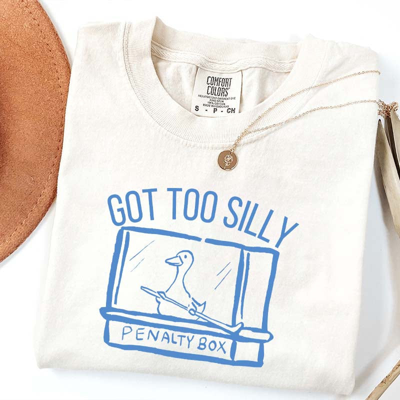 Hockey Got Too Silly Penalty Box T-Shirt