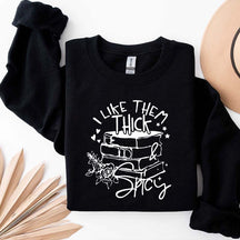 I Like Them Thick and Spicy Reader Sweatshirt