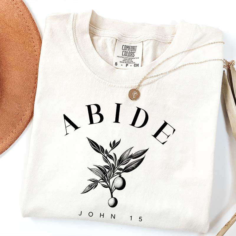 ABIDE Faith Based Streetwear T-Shirt