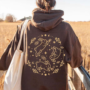 Bunny Rabbits Starlight Triplets Celestial Hoodie