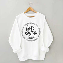 Girl's Trip 2025 Great Memories Sweatshirt