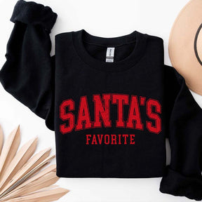Funny Santas Favorite Christmas Sweatshirt