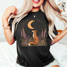 Celestial Fox Goblincore Cottagecore T-Shirt