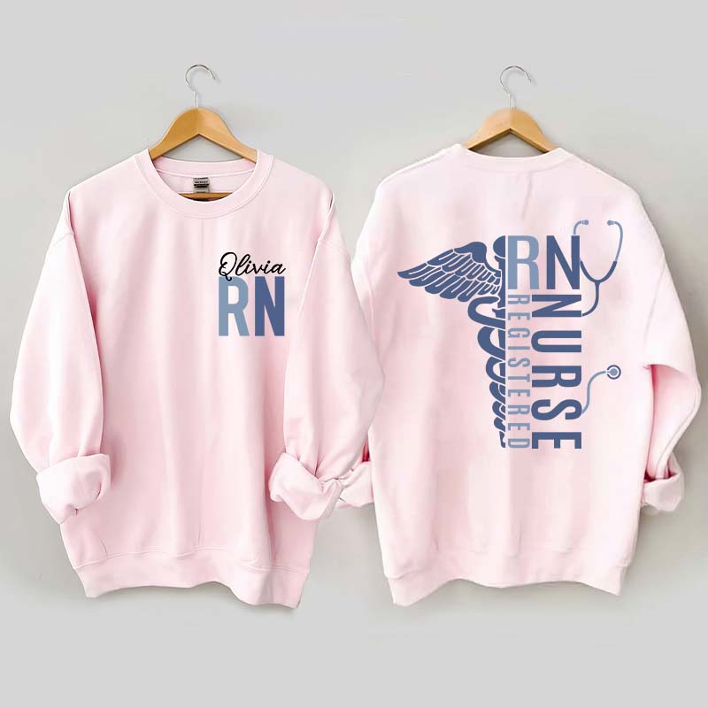 Personalized Registered Nurse Sweatshirt