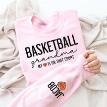 Personalized Nana Basketball Grandma Sweatshirt