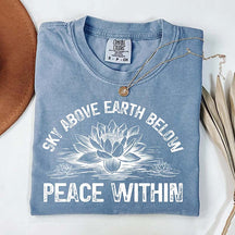 Mindfulness Lotus Flower Meditation Yoga T-Shirt