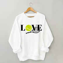 Cute Love Tennis Player Sweatshirt