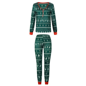 Family Matching Patterned Pajamas Sets