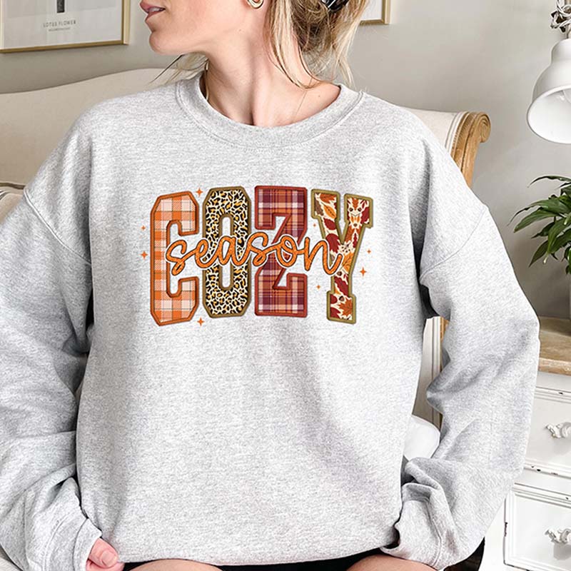 Cozy Season Retro Fall Sweatshirt
