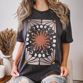 Graphic Women Sun Flowers T-shirt