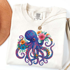 Octopus Floral T-Shirt