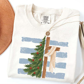 Christmas Tree Cross Faith T-Shirt