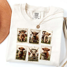 Comfort Colors Highland Cow T-Shirt