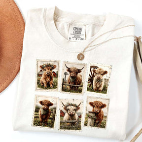 Comfort Colors Highland Cow T-Shirt