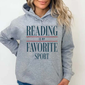 Reading Is my Favorite Sport Hoodie