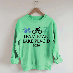 Custom Triathlon Swimming Biking Running Sweatshirt