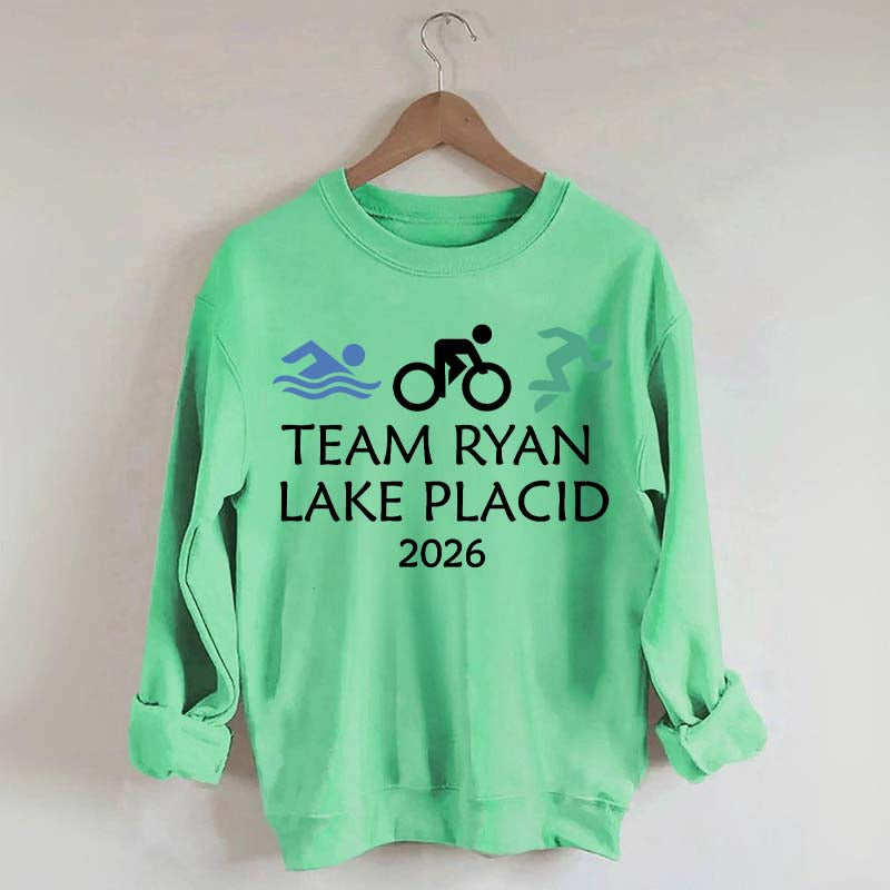 Custom Triathlon Swimming Biking Running Sweatshirt