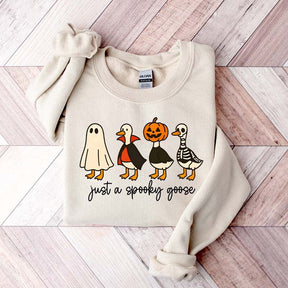 Halloween Just a Spooky Goose Sweatshirt