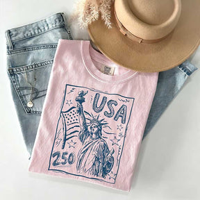 Statue of Liberty USA 250 Vintage America T-Shirt