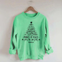 Christmas Religious Tree Sweatshirt