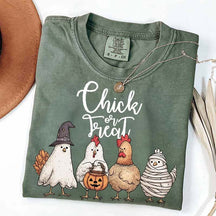 Chick Or Treat Cute Halloween T-Shirt