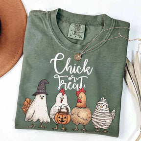 Chick Or Treat Cute Halloween T-Shirt